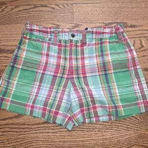 Polo by Ralph Lauren Green and Red Bermudas Preppy Style